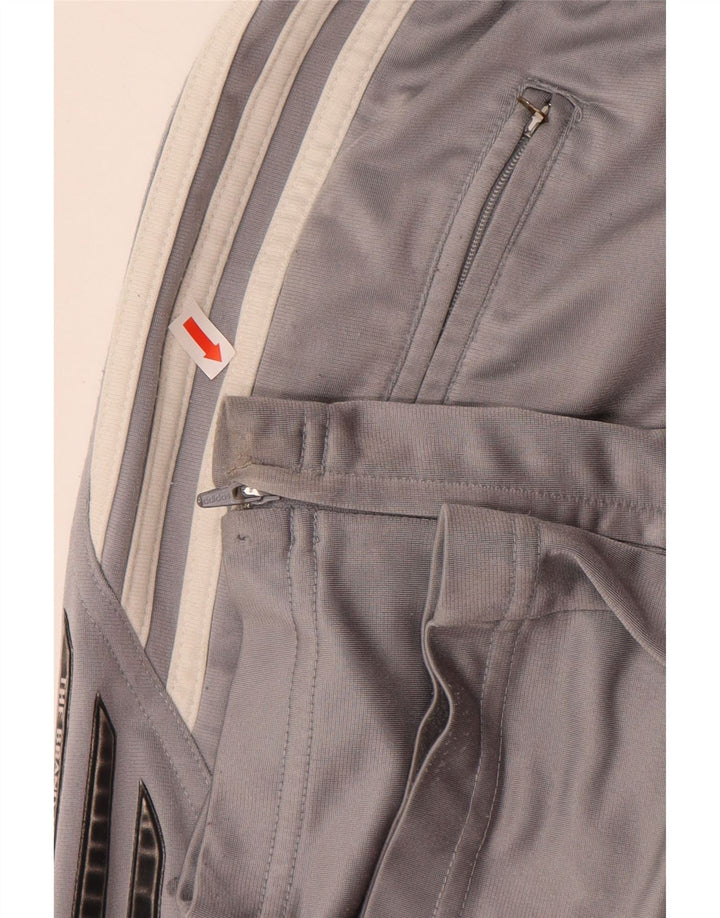 ADIDAS Træningsdragtsbukser til mænd UK 34/36 Small Grey Polyester