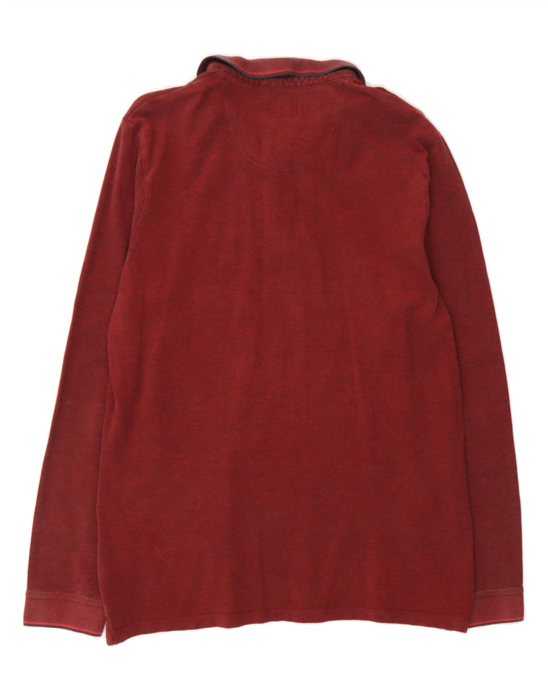 WRANGLER Mens Long Sleeve Polo Shirt Large Red Cotton Vintage Wrangler and Second-Hand Wrangler from Messina Hembry 