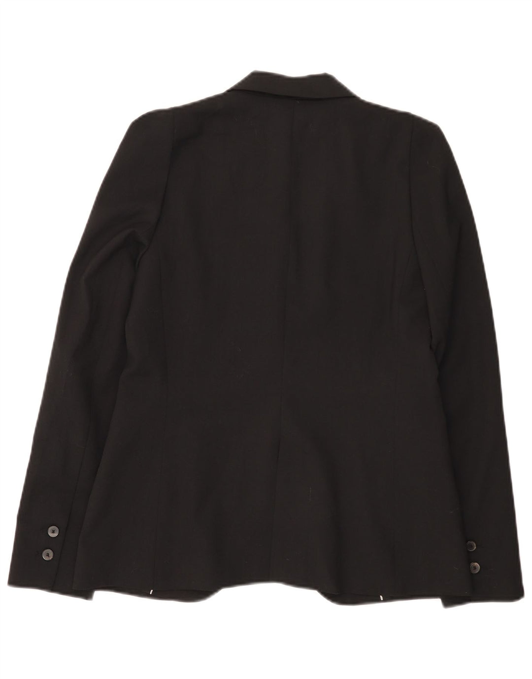 Zara Dame 1 Knap Blazer Jacket UK 10 Small Black Polyester