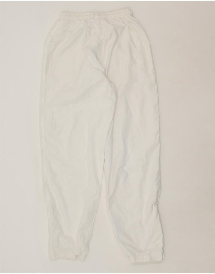 ELLESSE Womens Tracksuit Trousers Joggers IT 46 Large White Polyester Vintage Ellesse and Second-Hand Ellesse from Messina Hembry 