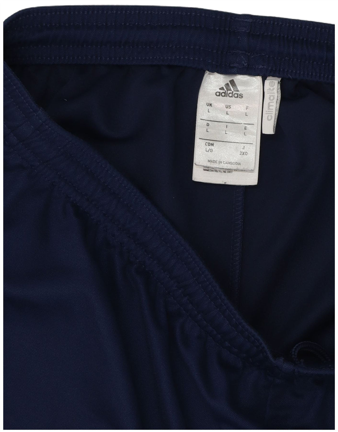 Adidas Herre Climalite Sportshorts store marineblå polyester