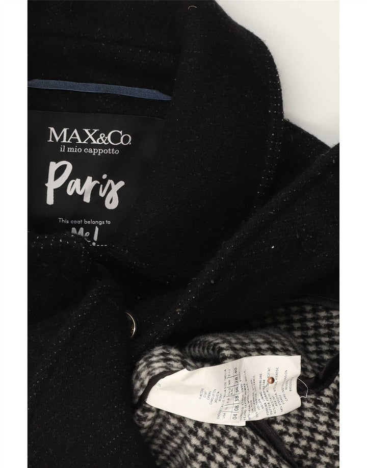 Max&Co. Dameoverfrakke UK 8 Lille sort uld