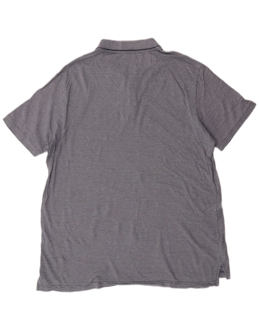 PENGUIN Polo Shirt til mænd 2XL Blå Stribet Bomuld Klassisk