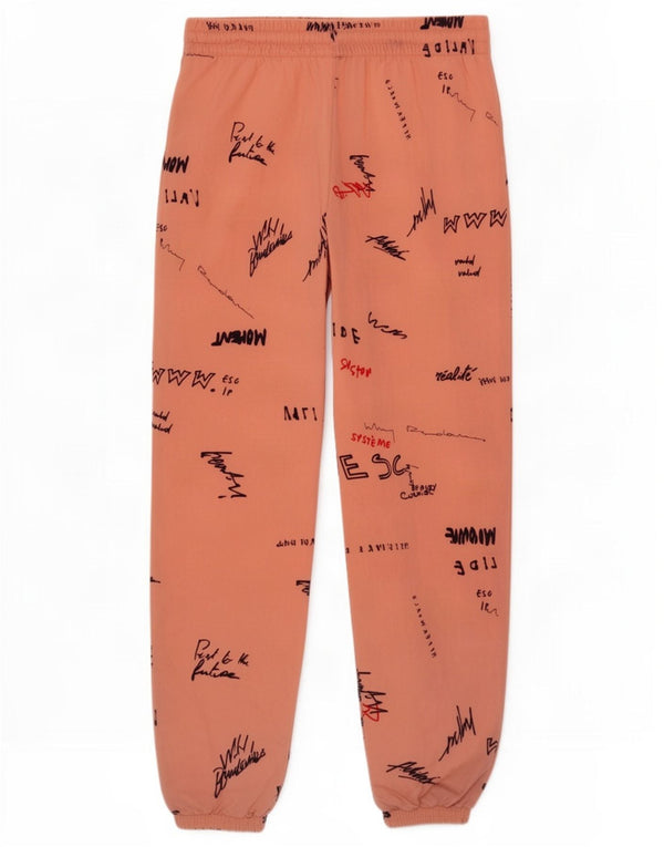 Adidas Graphic Tracksuit Bukser Joggers UK 8 Small Pink Sports