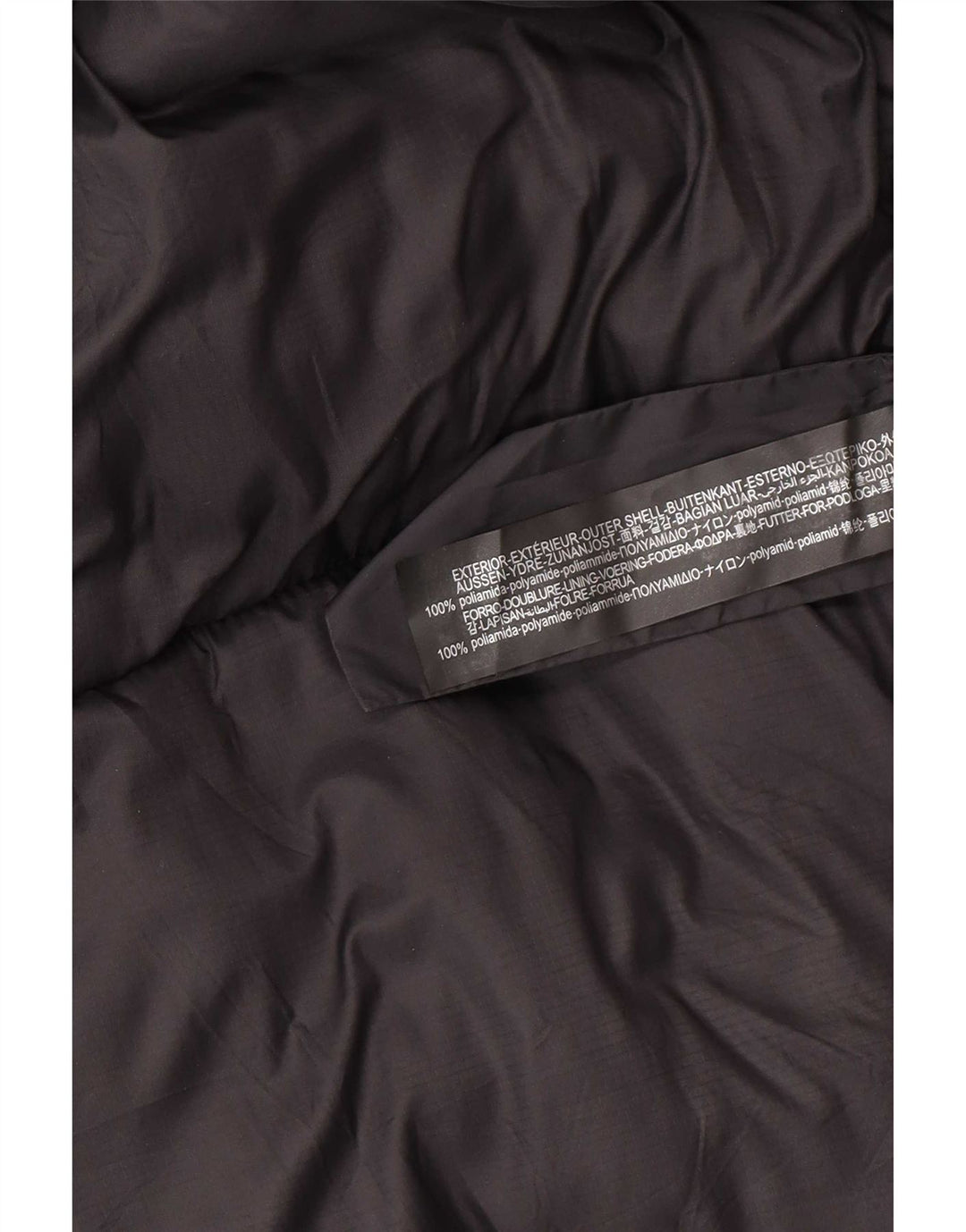 Zara Polstret Herrejakke UK 40 Stor Sort Polyamid