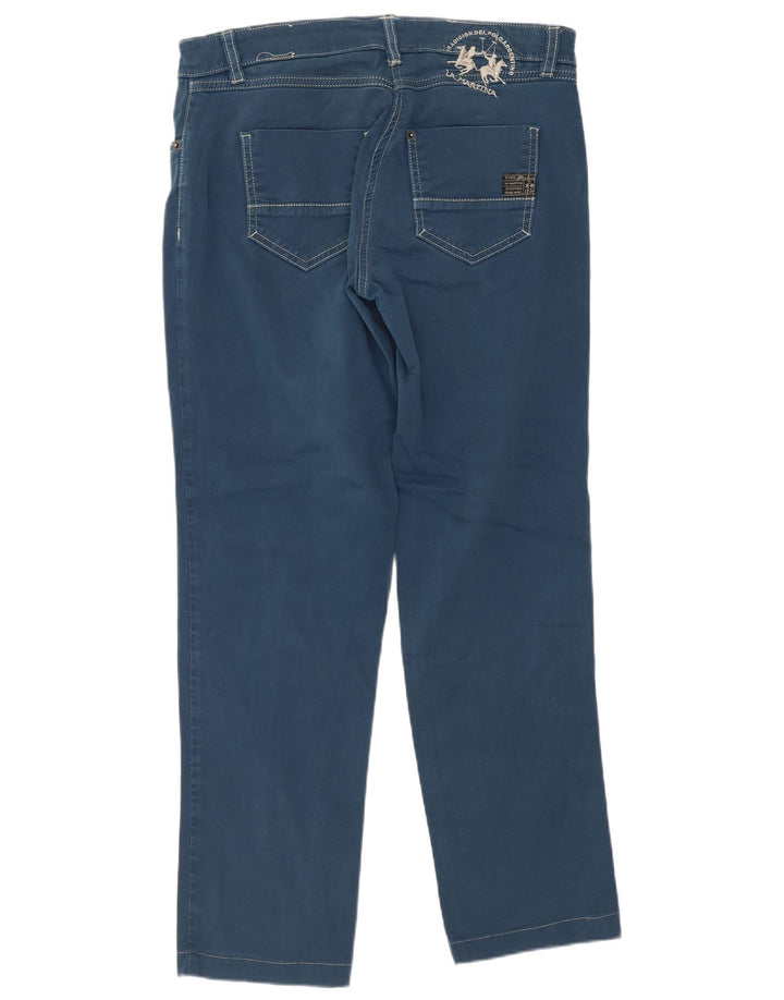 La Martina lige jeans til kvinder W30 L27 blå bomuld
