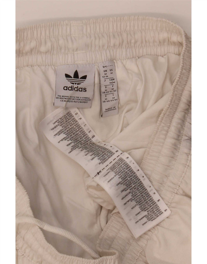 Adidas træningsbukser til kvinder UK 12/14 Medium White Polyamid