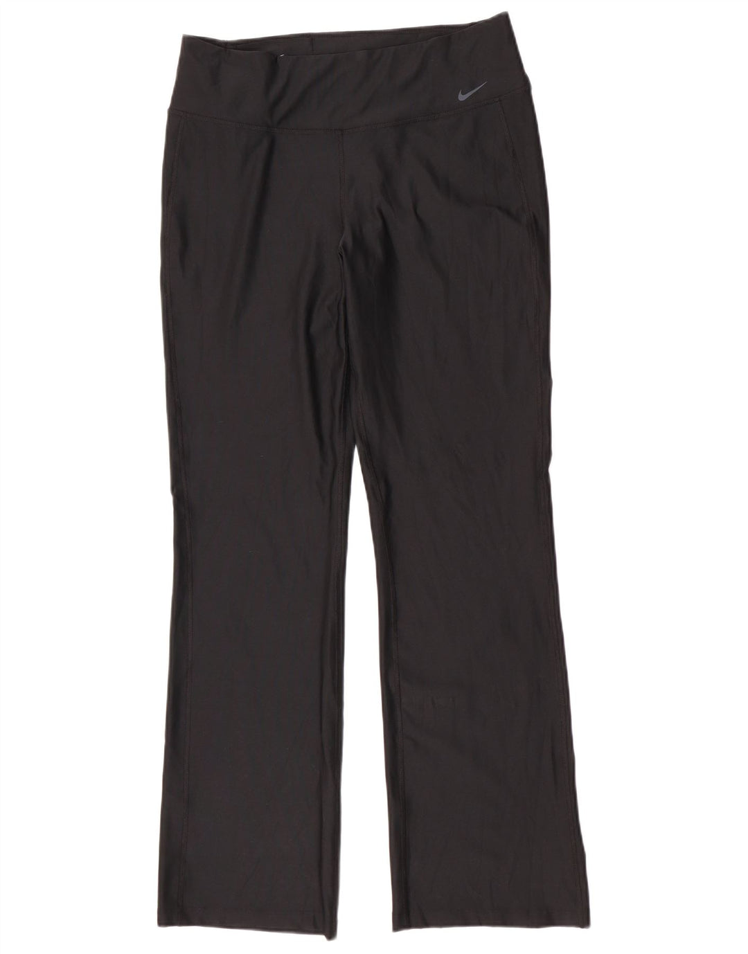 Nike Dame Dri Fit Leggings UK 14 Large Black Polyester