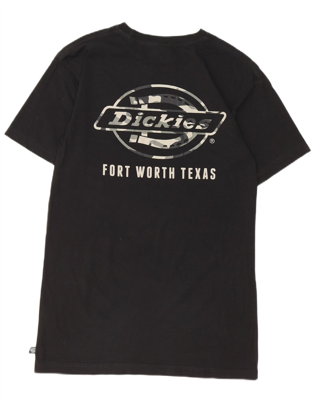 DICKIES Mens Graphic T-Shirt Top XS Black Cotton