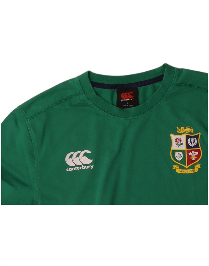 CANTERBURY Herre grafisk T-shirt Top Lille grøn bomuld