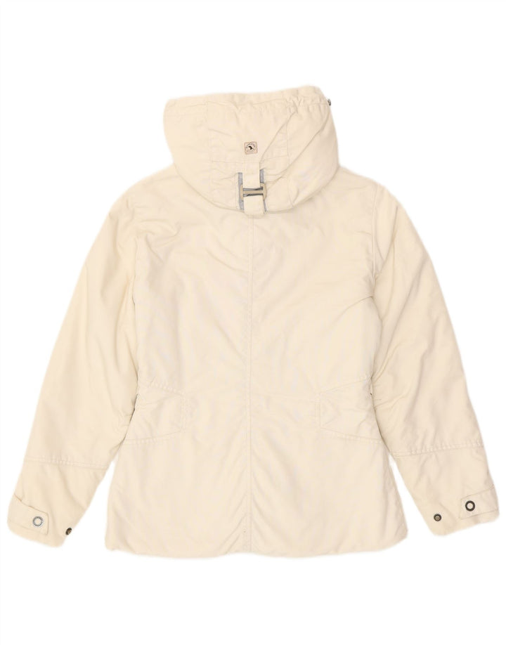 CAPE HORN Dame hættejakke vindjakke UK 14 Medium Off White