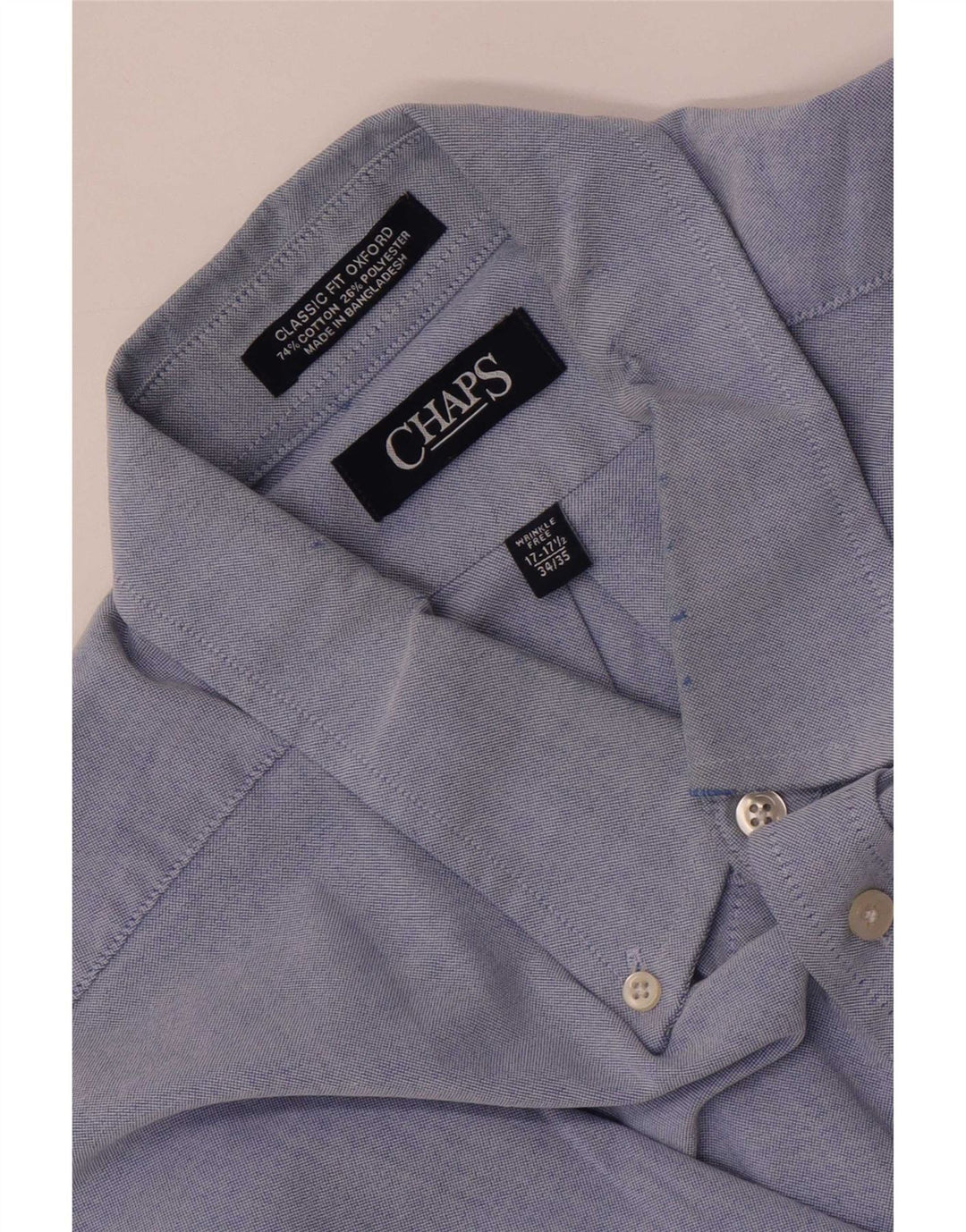 Chaps Herreskjorte str. 17 1/2 XL Blå Bomuld