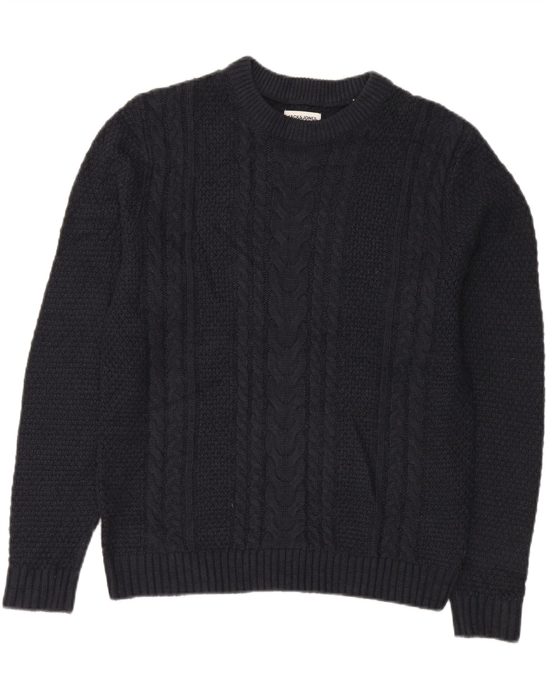 JACK & JONES Herre Crew Neck sweater Medium Marineblå Akryl