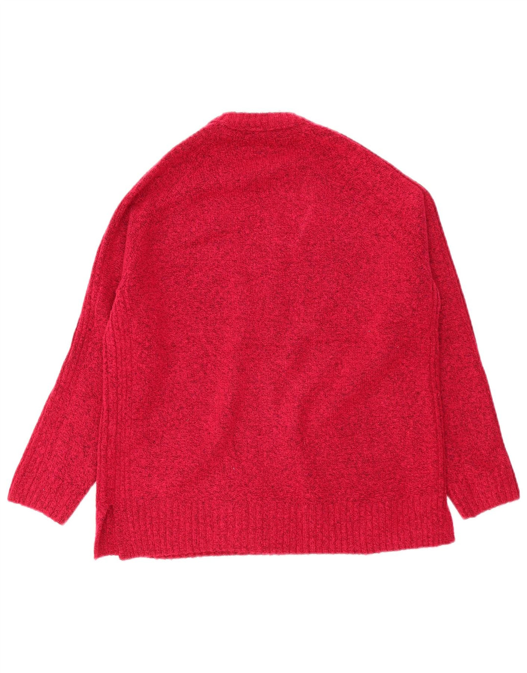 Marks & Spencer Dame sweater med rund hals DK 14 Medium Burgundy