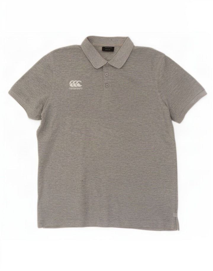 Canterbury herre poloshirt, stor grå