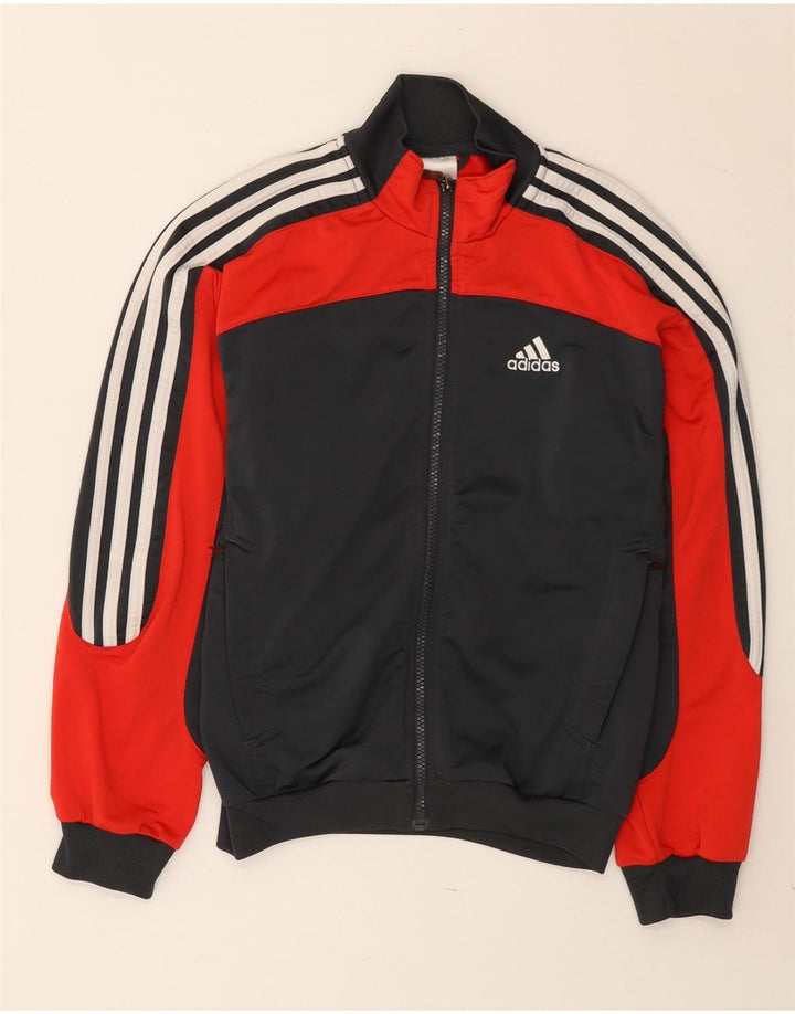 Adidas drenge grafisk træningsdragt topjakke 11-12 år Sort Colourblock