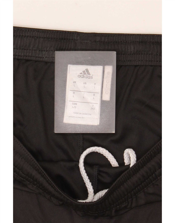 Adidas Herre Climalite Sportshorts Large Black Colourblock Polyester