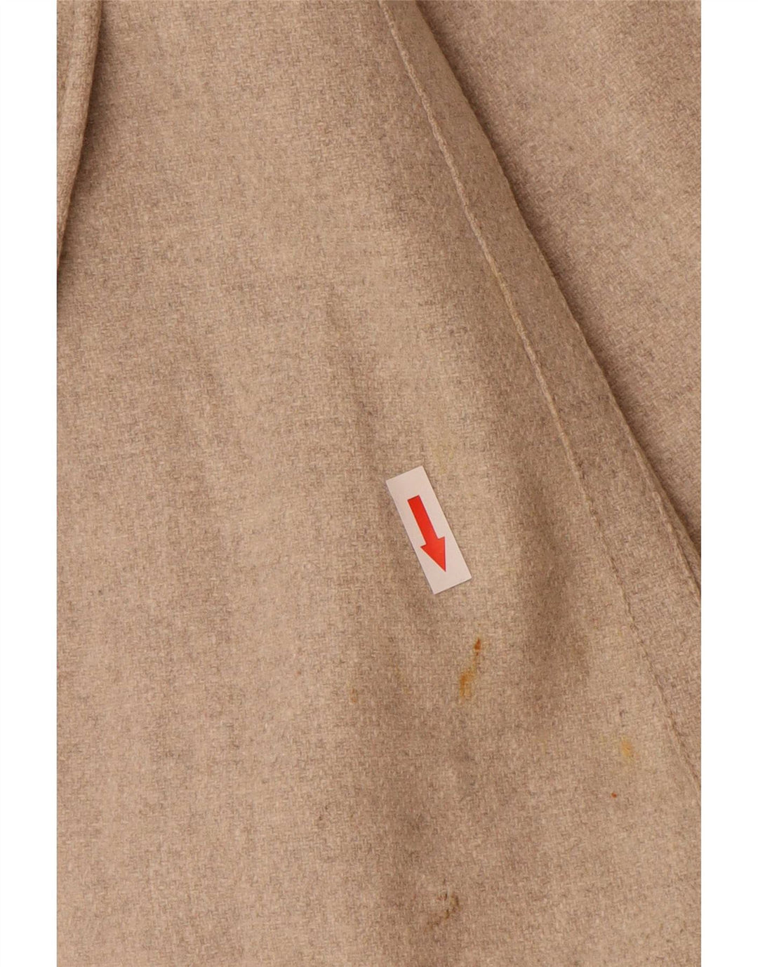 Topshop Dame Prinsesse Frakke UK 8 Lille Beige Uld