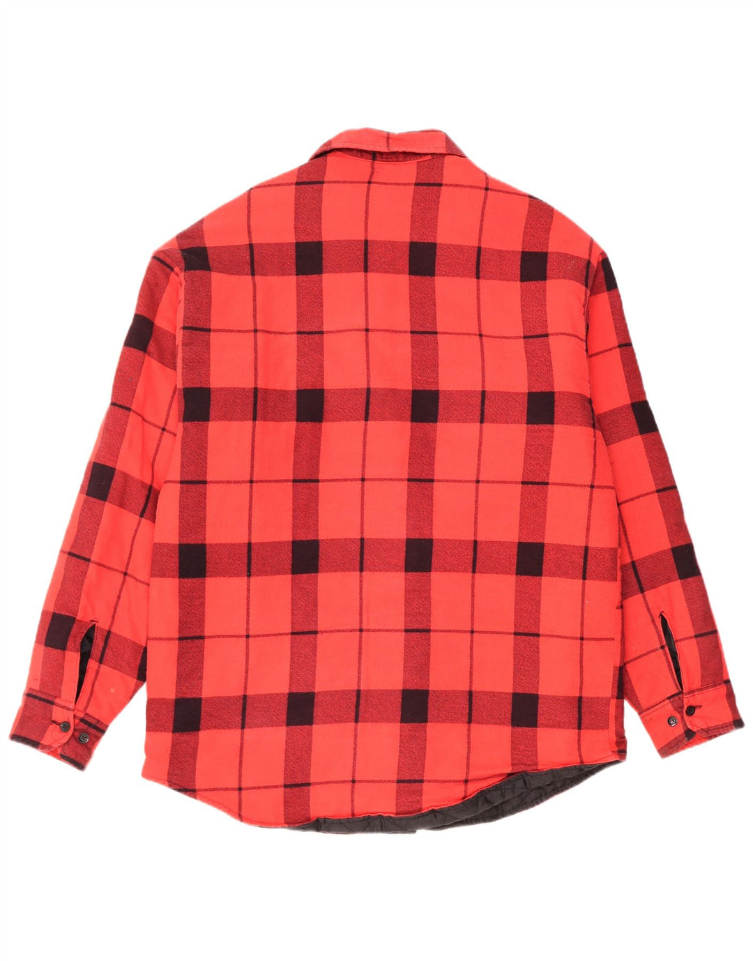 ELYSEE Mens Lumberjack Flanel Shirt Medium Rød Plaid Bomuld