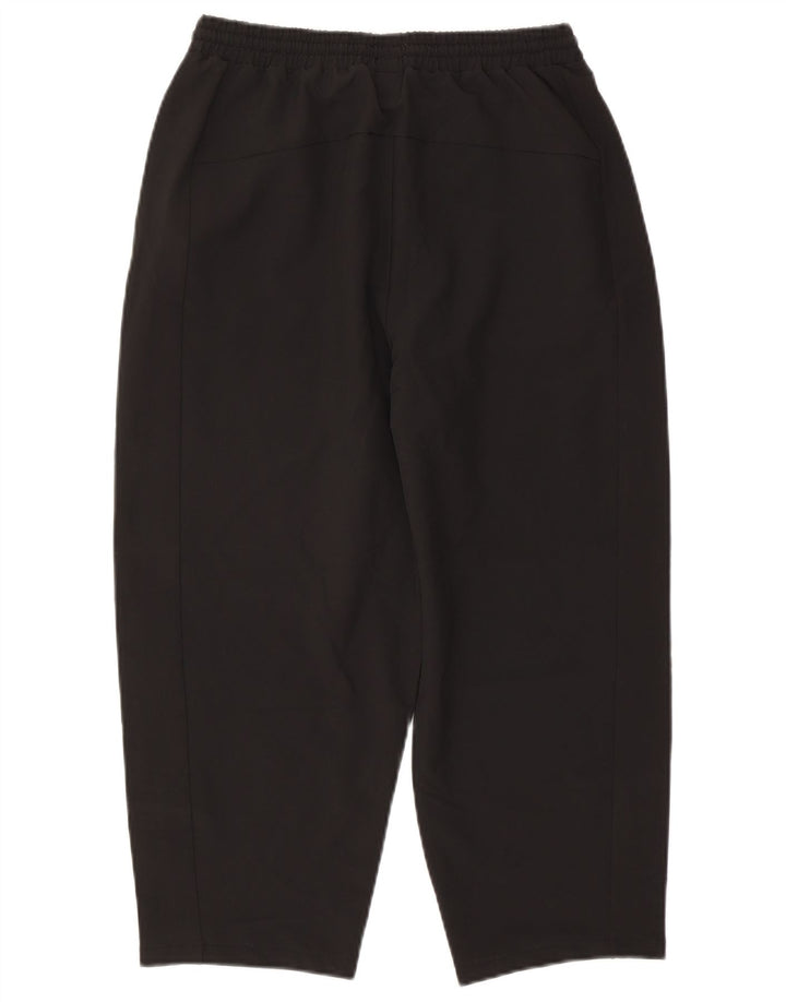 Puma Dame Capri Træningsdragt Bukser UK 10 Small Black Polyester