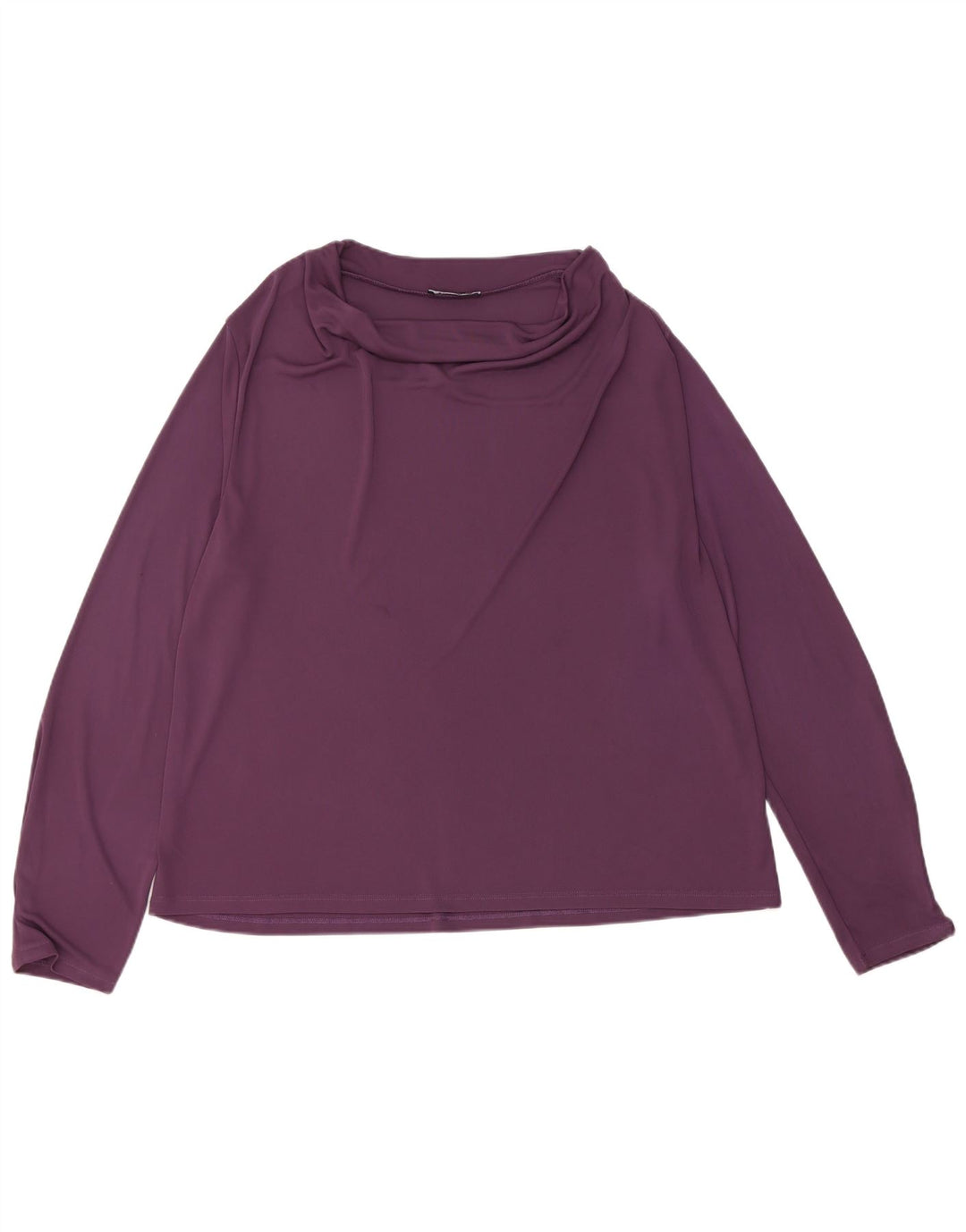 Zara Womens Regular Top Langærmet UK 18 XL Lilla
