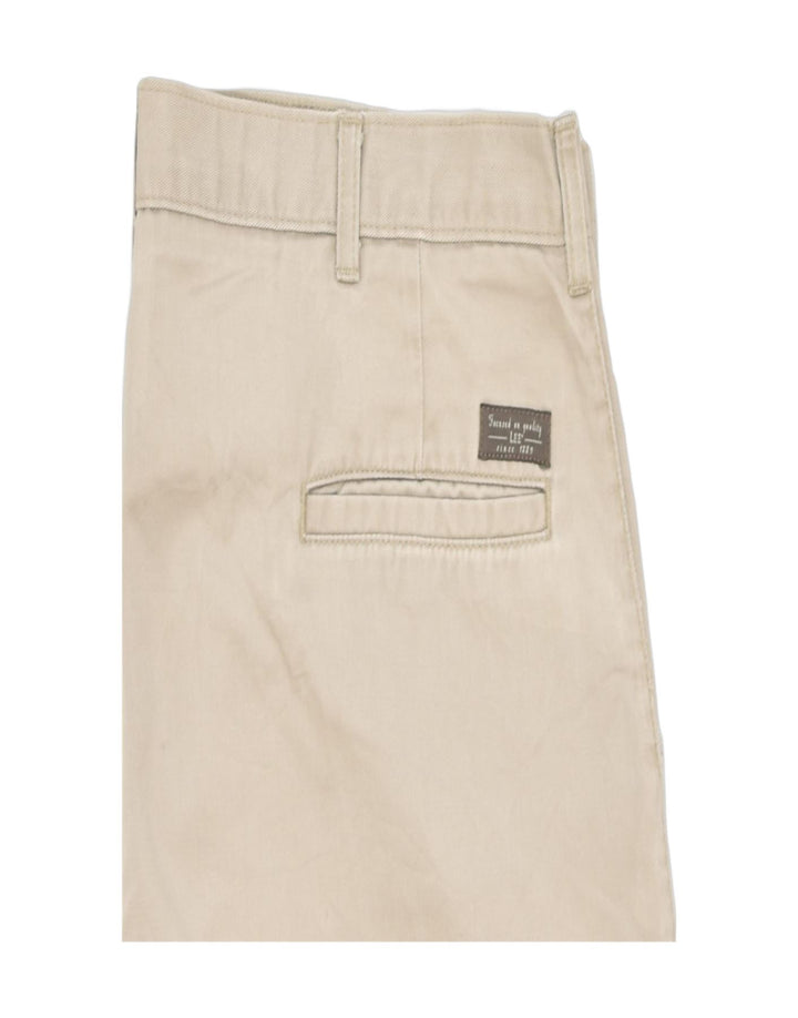 LEE Mens Capri Trousers W42 L25 Beige Cotton | Vintage | Thrift | Second-Hand | Used Clothing | Messina Hembry 