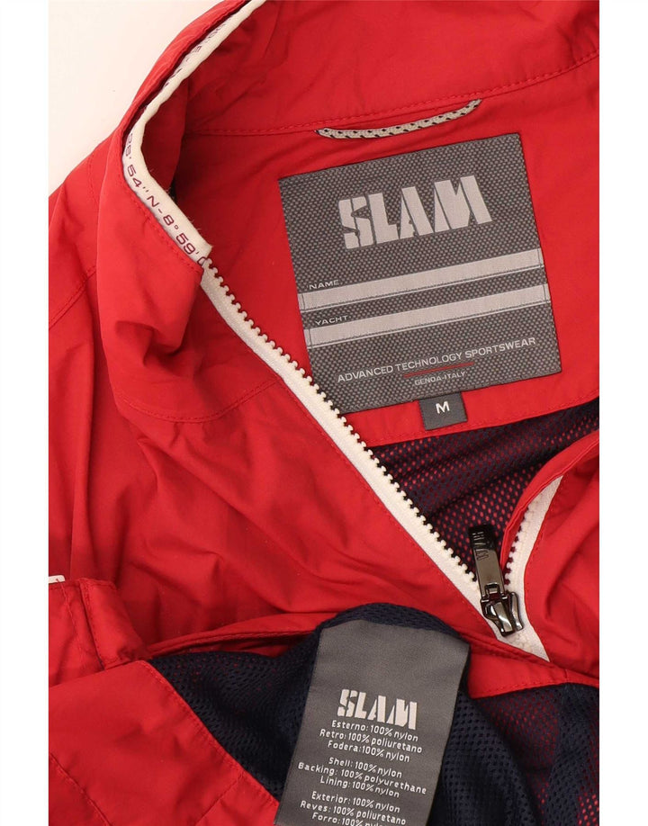 Slam Dame Regnjakke UK 14 Medium Rød Nylon