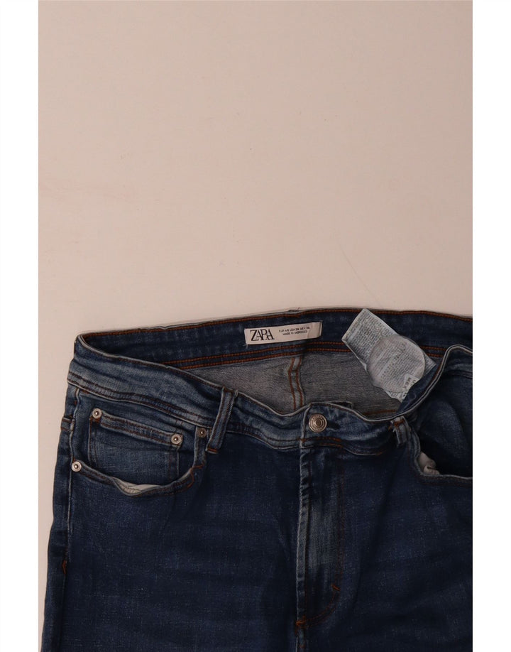 ZARA Mens Slim Jeans EU 46 XL W36 L30 Blue