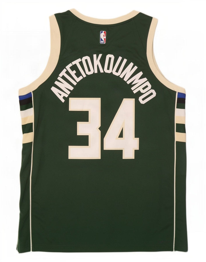 Nike Herre Milwaukee 34 Grafisk Vest Top Stor Grøn Colourblock Polyester
