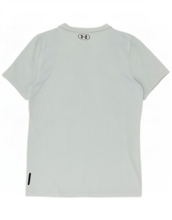 Under Armour Herre T-Shirt Top Medium Blue Pinstripe