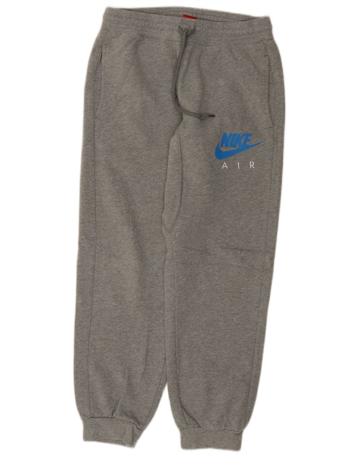 NIKE grafisk træningsdragt bukser til kvinder Joggers UK 14 mellemgrå bomuld