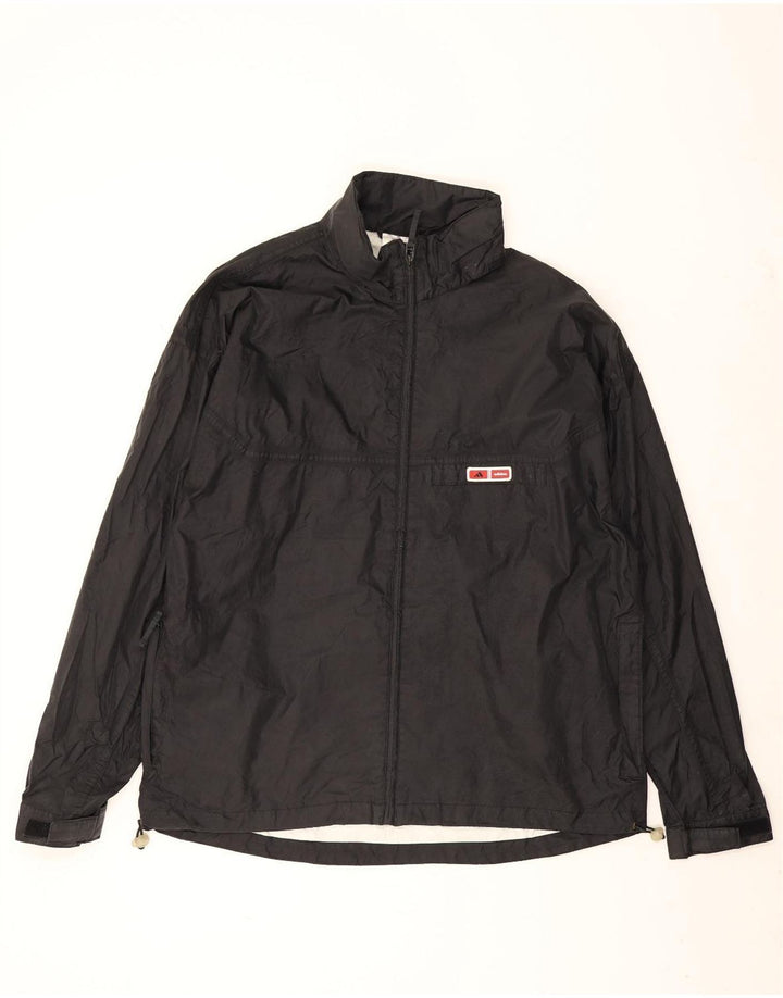 Adidas Grafisk regnjakke til mænd UK 42/44 Large Black