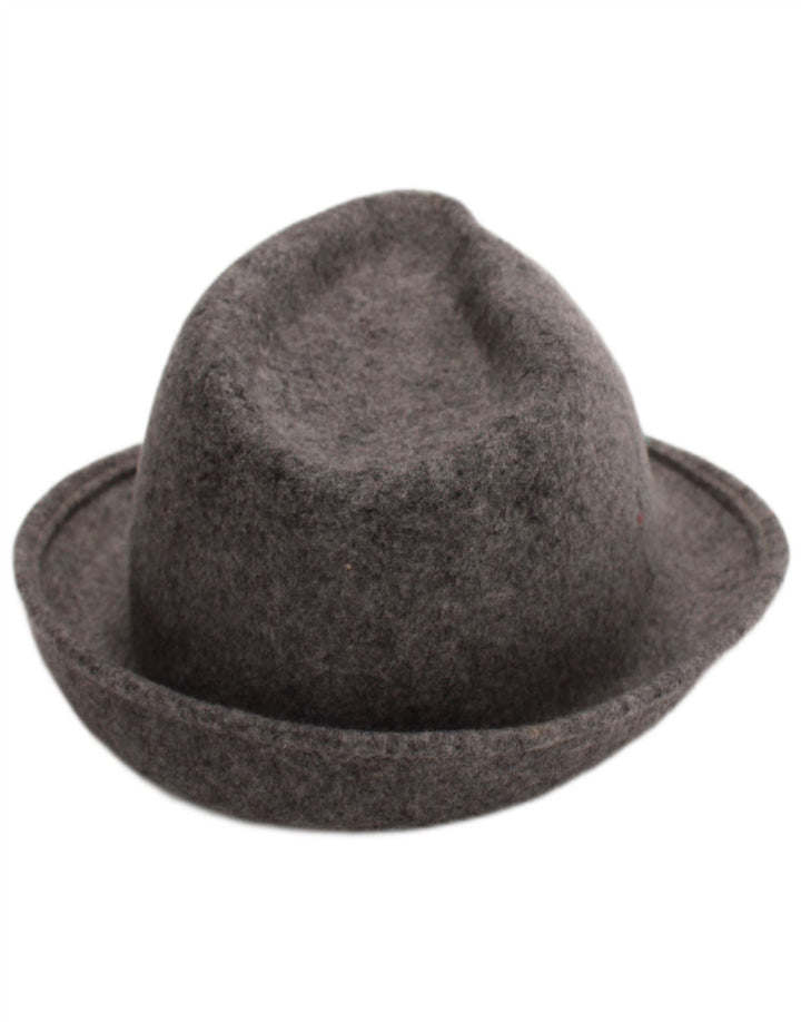 ESPRIT Mens Fedora Hat One Size Grey Wool Classic