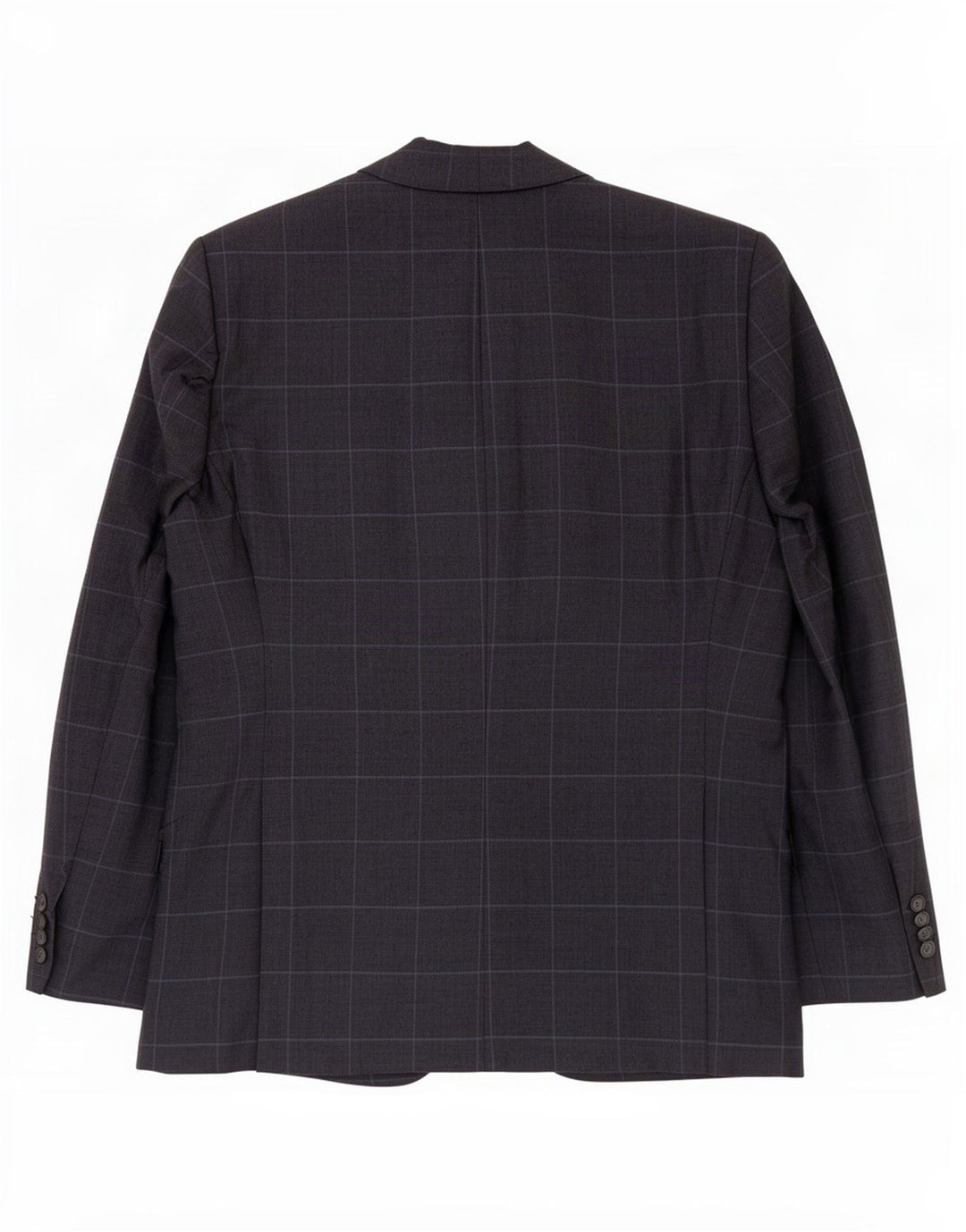 Marks & Spencer Herre 2-knaps blazerjakke UK 44 XL marineblå ternet linned