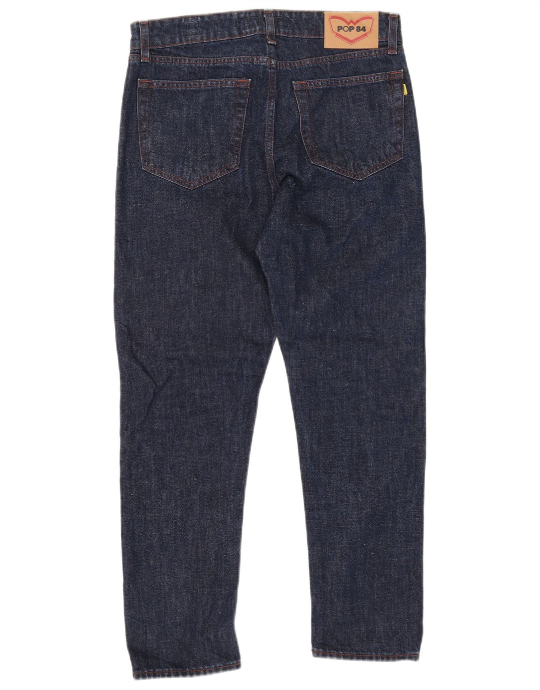 POP 84 Straight jeans til mænd W31 L26 Marineblå bomuld
