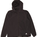 ADIDAS Womens Hooded Rain Jacket UK 16 /18 Large Grey Polyester Vintage Adidas and Second-Hand Adidas from Messina Hembry 