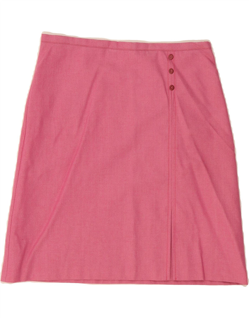 AVOCA Womens Dublin A-Line Skirt US 2 XS W30 Pink Cotton Vintage Avoca and Second-Hand Avoca from Messina Hembry 
