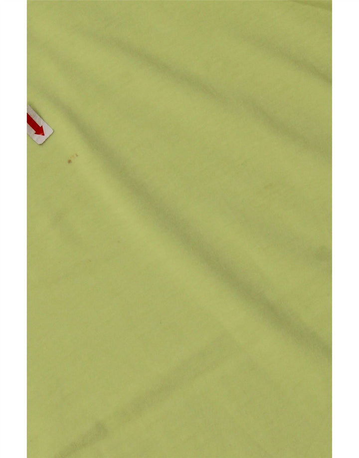 CHAMPION Herre Grafisk T-Shirt Top 2XL Grøn Bomuld