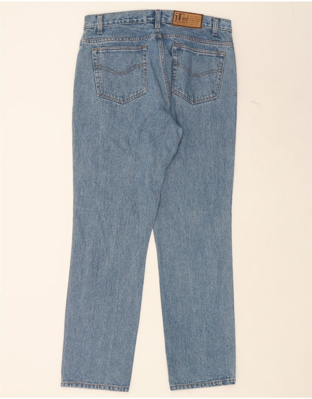 Womens Straight Jeans W36 L32 Blue Cotton Vintage Trend Line and Second-Hand Trend Line from Messina Hembry 