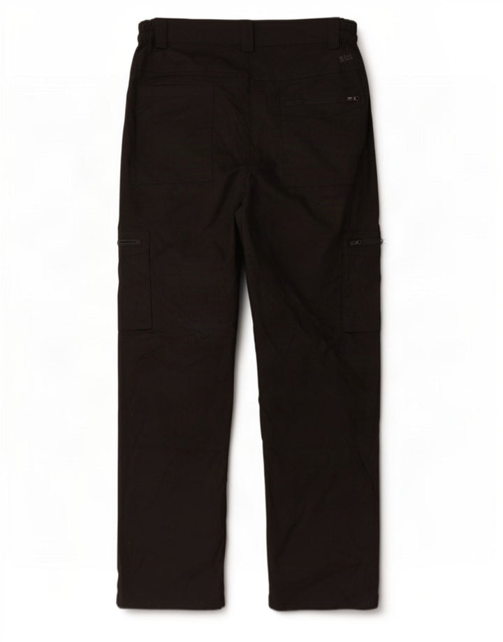 Mountain Warehouse Herre Straight Cargo Bukser W38 L29 Sort Polyester