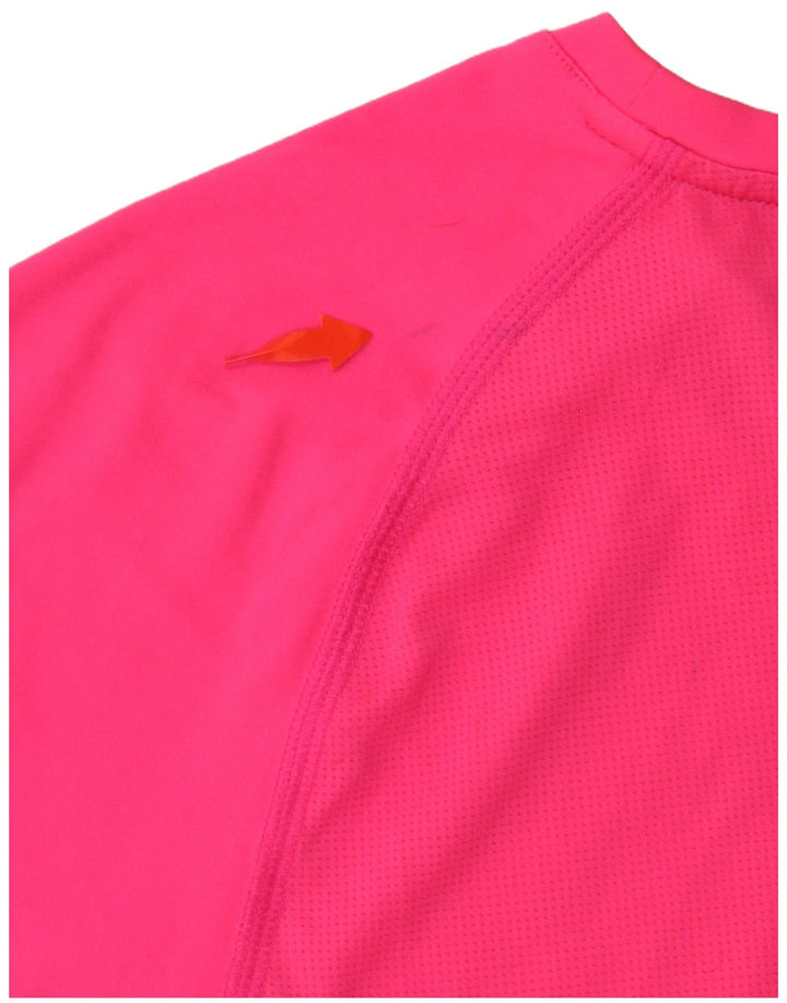 PUMA Womens Graphic T-Shirt Top UK 8 Small Pink Polyester