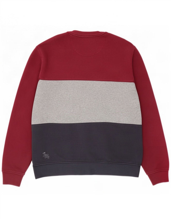 Penguin Herre Sweatshirt Jumper Stor flerfarvet Colourblock Bomuld