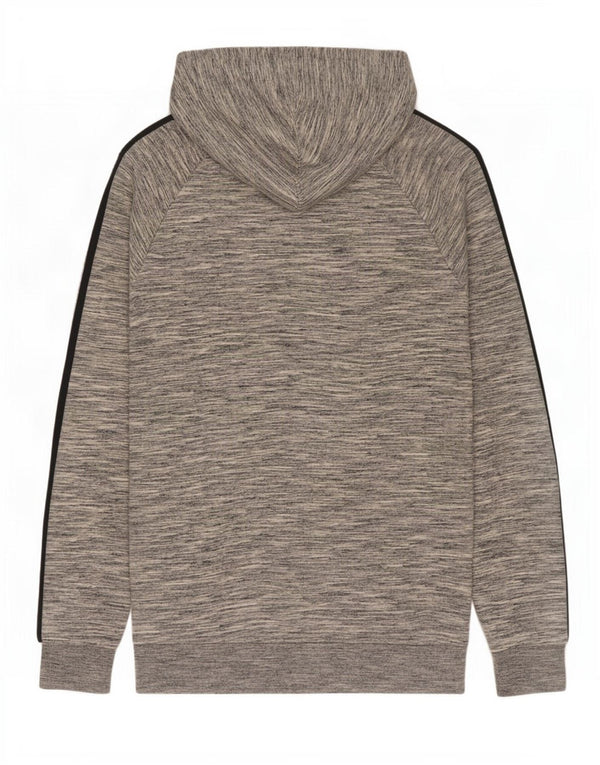 Adidas Hættetrøje med lynlås til mænd XS Grå Flecked Bomuld
