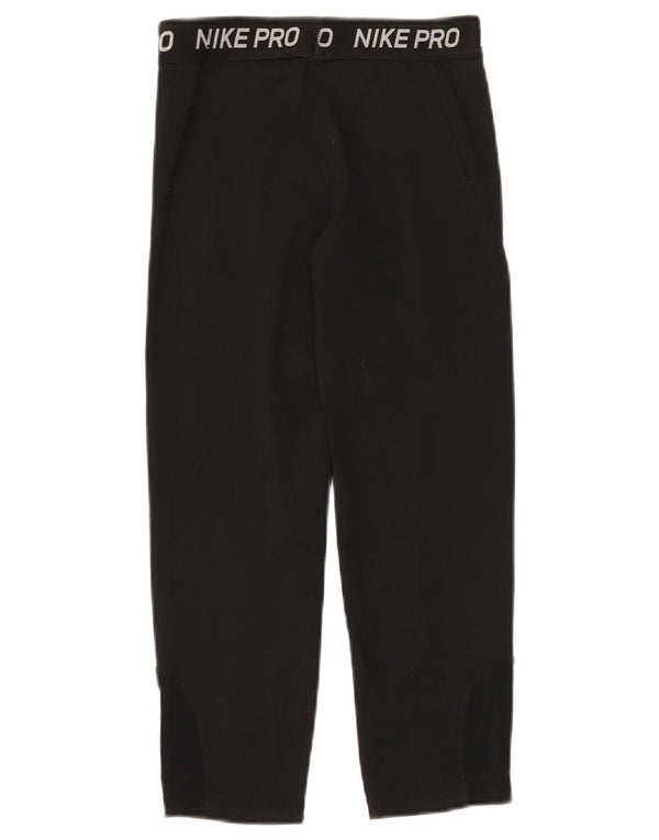 Nike grafiske leggings til kvinder UK 4 XS sort polyester