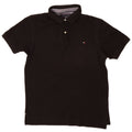 Tommy Hilfiger Herre poloshirt Stor sort bomuld