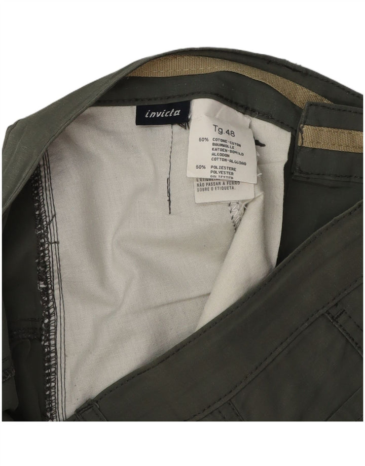 Invicta Herre Cargo Shorts IT 48 Medium W30 Grå Bomuld