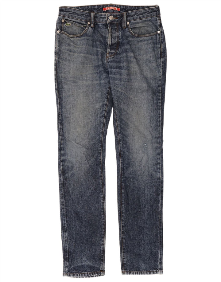 Lacoste Herre Slim Jeans W30 L32 Blå Bomuld
