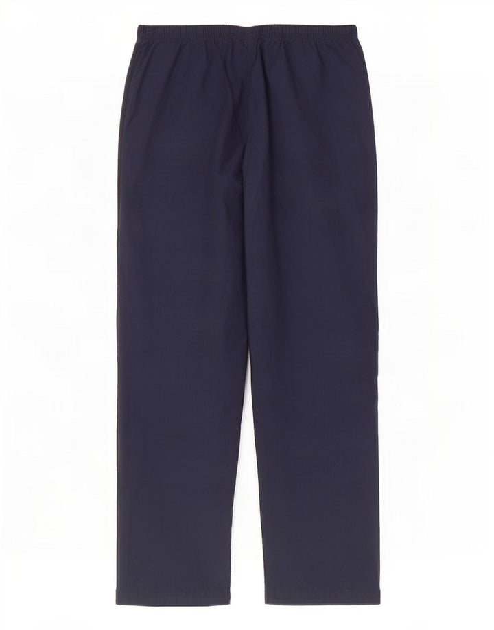 Nike træningsdragtsbukser til kvinder UK 14/16 Large Navy Blue Polyester