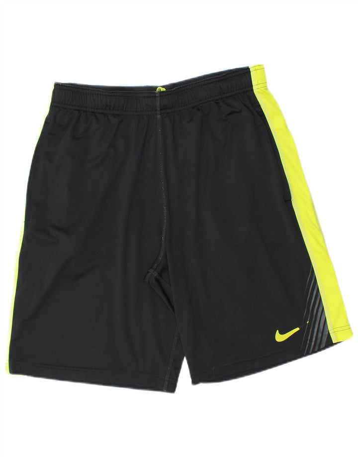 Nike Sportsshorts til mænd Small Black Colourblock Polyester