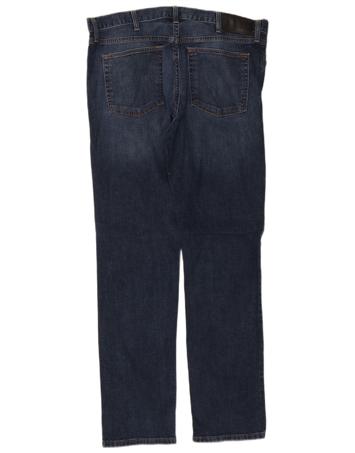 Eddie Bauer Herre Slim Jeans W36 L32 Marineblå Bomuld